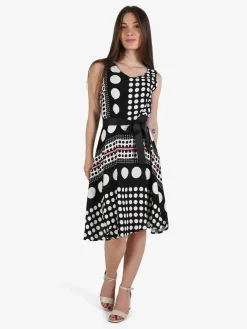 Sweet Miss Vestito smanicato da donna a pois