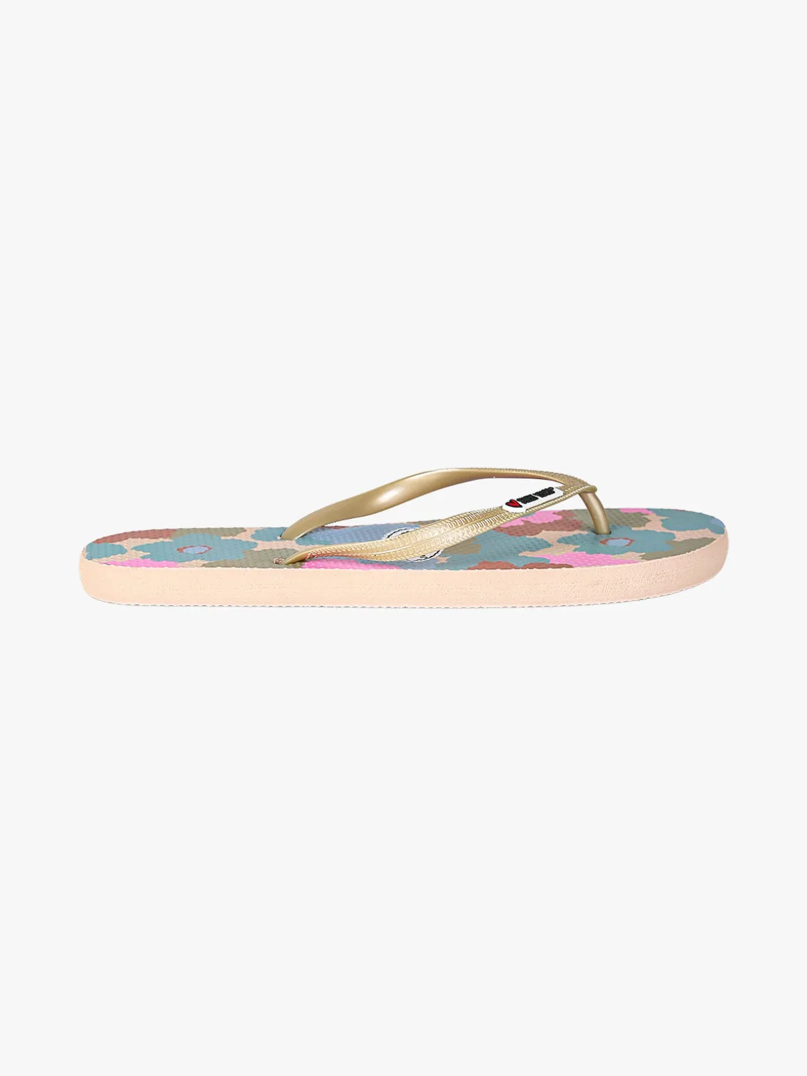 Sweet Years Infradito donna colorate in gomma - oro