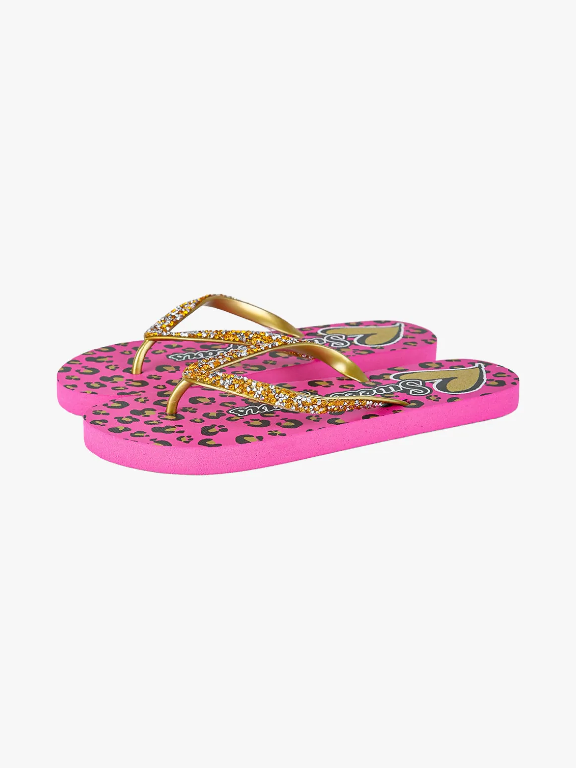 Sweet Years Infradito donna in gomma con strass e pietrine