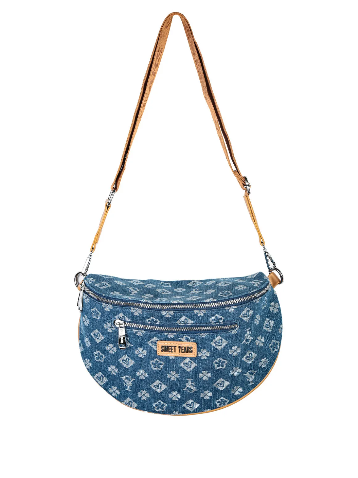 Sweet Years Marsupio donna a tracolla effetto jeans
