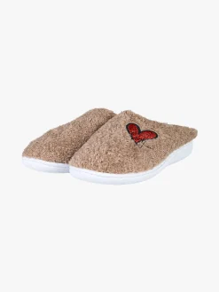 Sweet Years Pantofole donna invernali in ecopelliccia - marrone