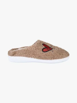 Sweet Years Pantofole donna invernali in ecopelliccia - marrone