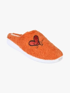 Sweet Years Pantofole donna invernali in ecopelliccia - arancione