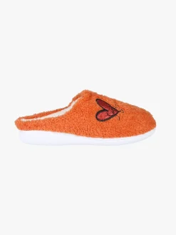 Sweet Years Pantofole donna invernali in ecopelliccia - arancione