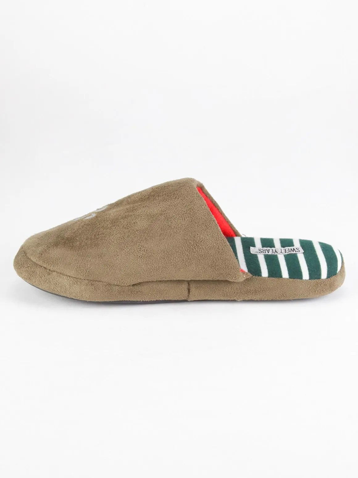 Sweet Years Pantofole effetto velluto Verde