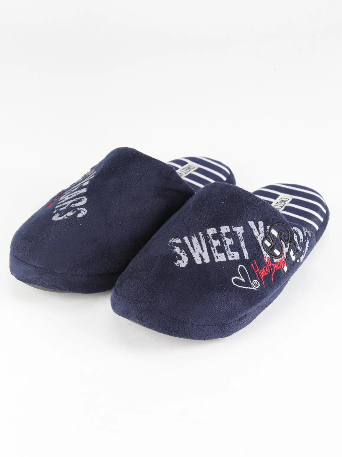 Sweet Years Pantofole effetto velluto Blu