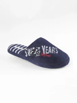 Sweet Years Pantofole effetto velluto Blu