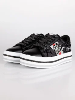 Sweet Years Sneakers nere in velluto