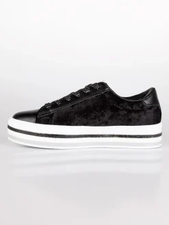 Sweet Years Sneakers nere in velluto