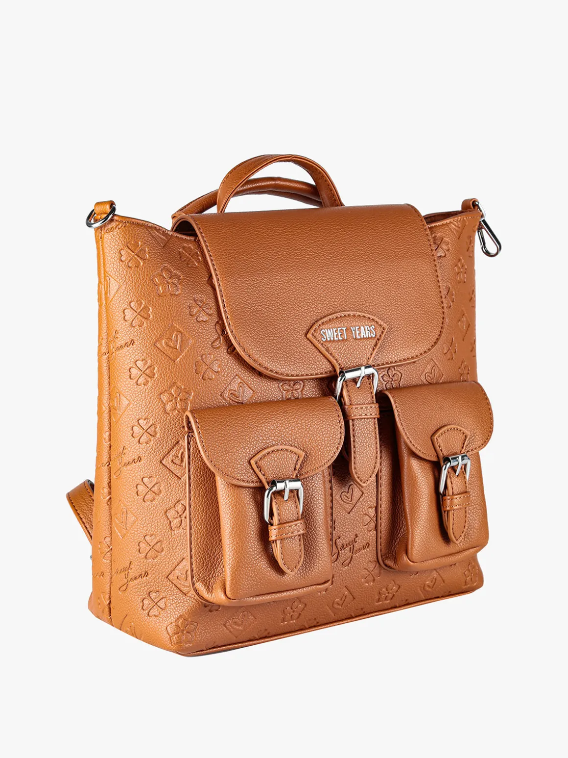Sweet Years Zaino donna con doppi taschini