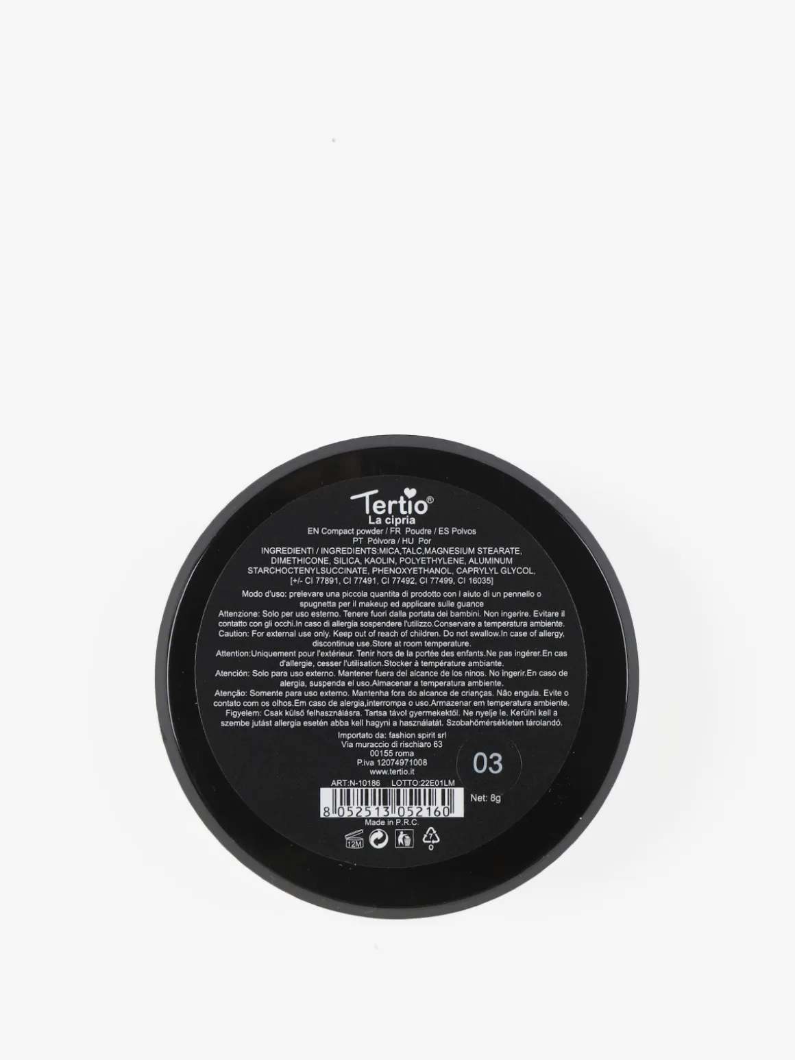 Tertio Cipria compatta