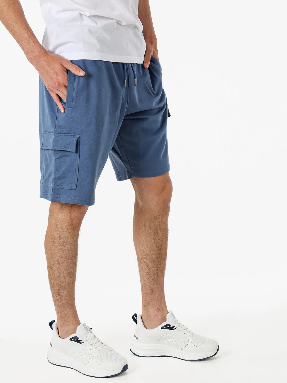 The People Rep Bermuda cargo da uomo con coulisse - blu