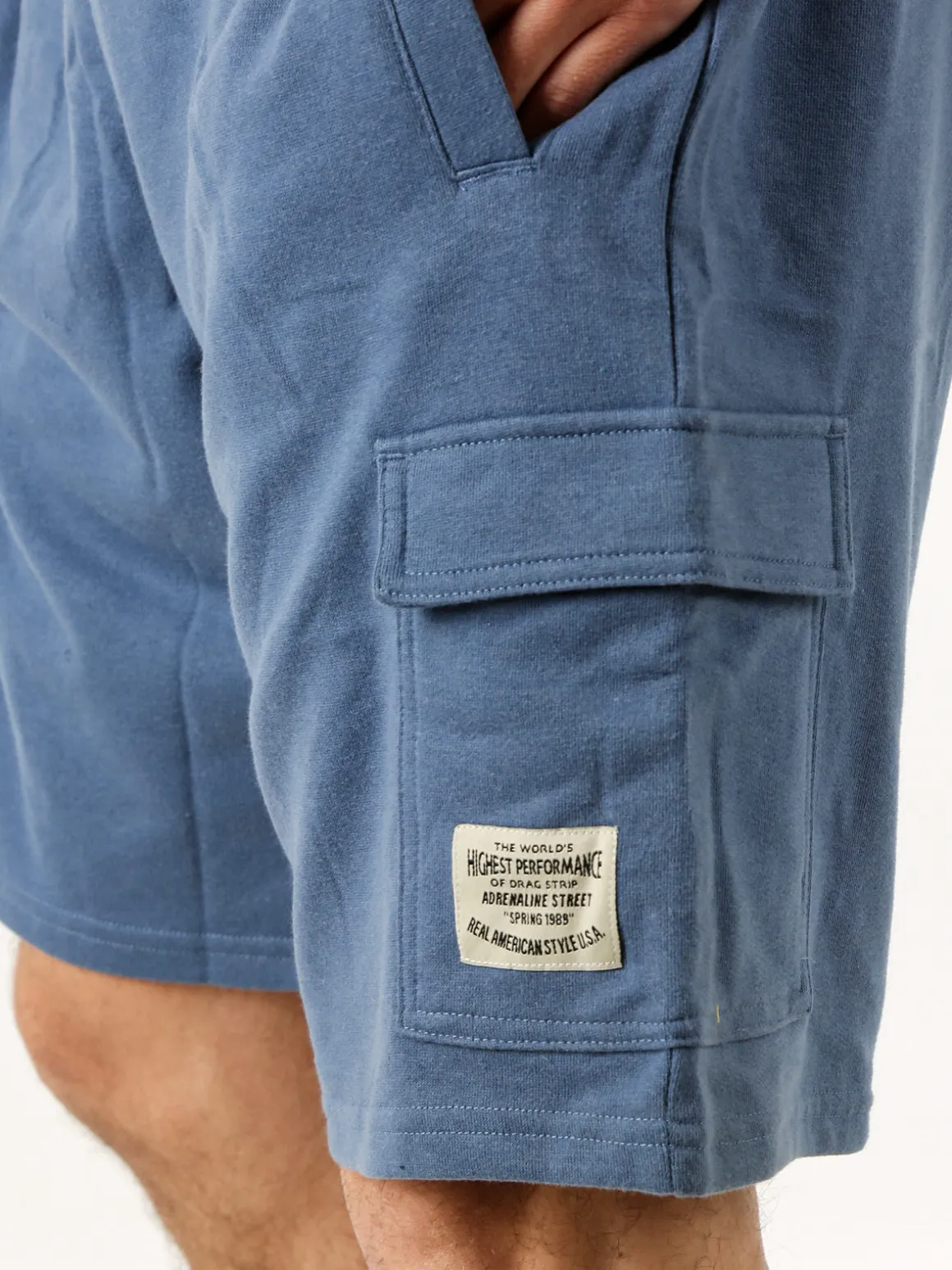 The People Rep Bermuda cargo da uomo con coulisse - blu