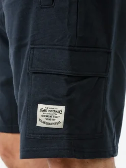 The People Rep Bermuda cargo da uomo con coulisse - blu scuro