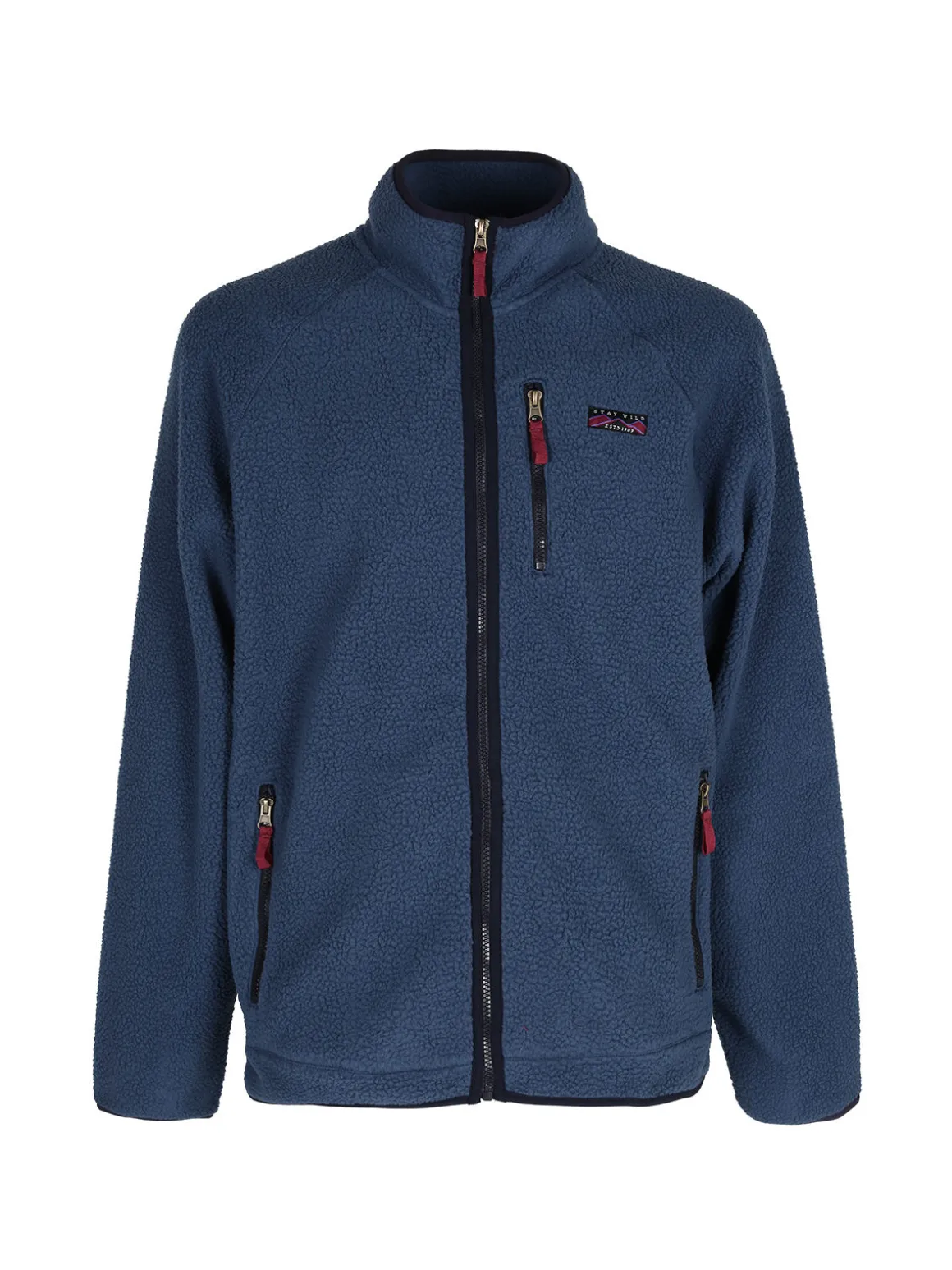 The People Rep Felpa invernale da uomo in sherpa con zip intera