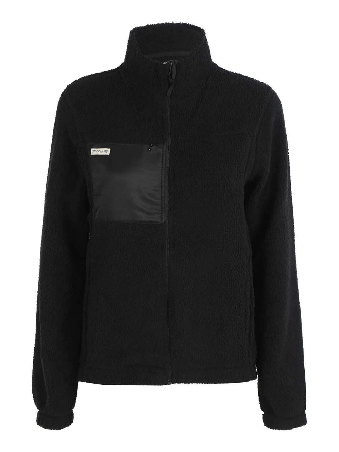 The People Rep Felpa teddy da donna con cerniera