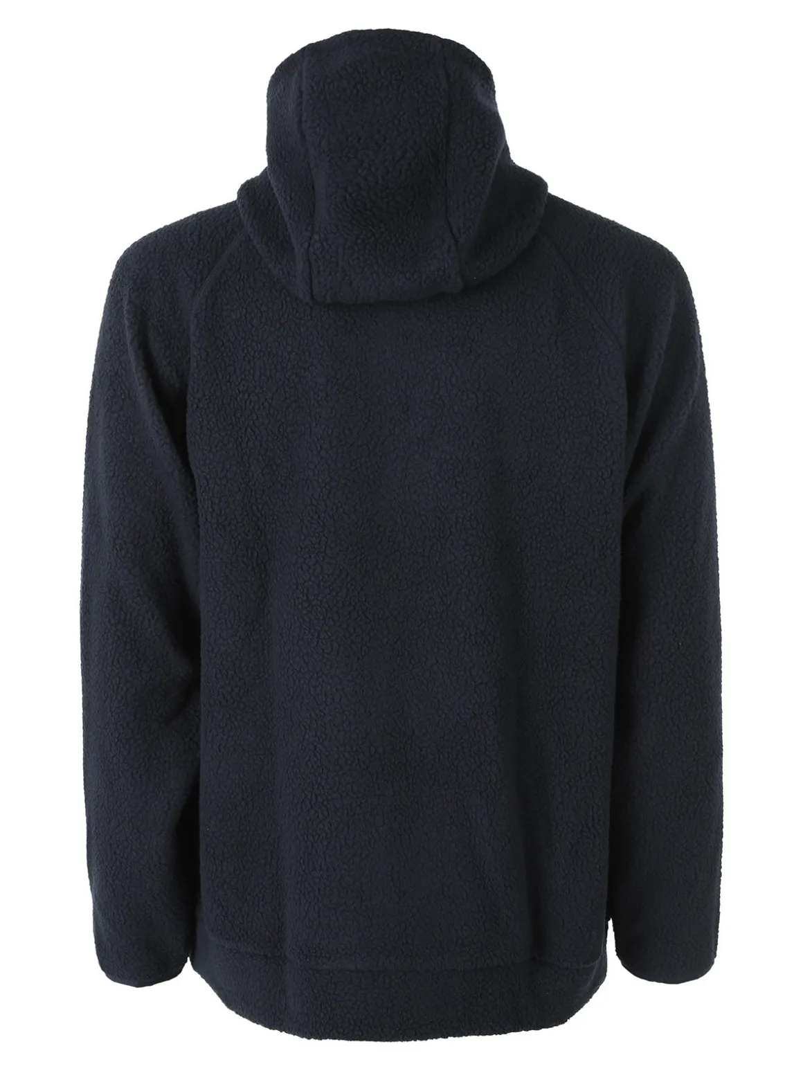 The People Rep Felpa teddy in pile da uomo con cappuccio e zip - blu scuro