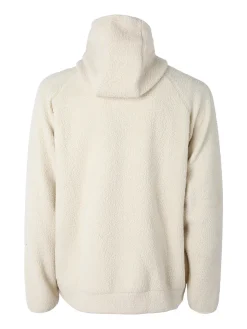 The People Rep Felpa teddy in pile da uomo con cappuccio e zip - beige