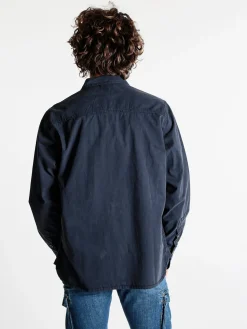 The People Rep Giacca camicia casual da uomo in cotone con bottoni