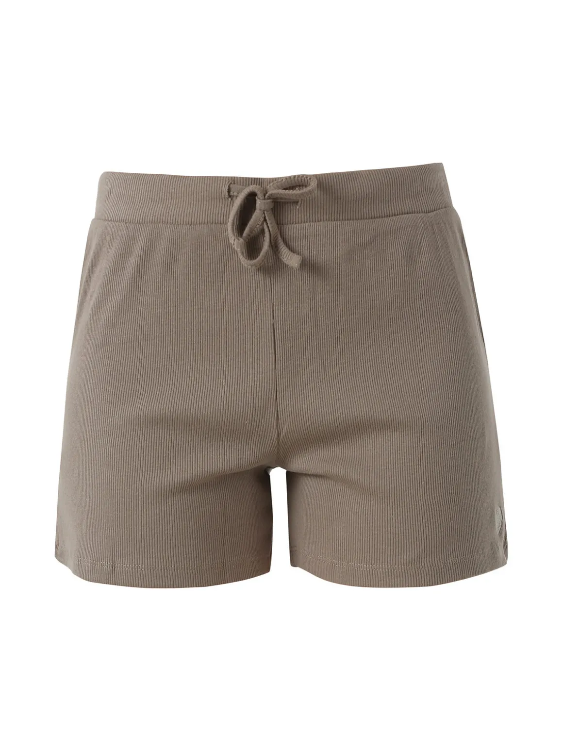 The People Rep Shorts sportivi da donna a costine con coulisse - taupe