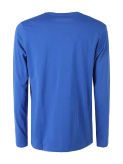 The People Rep T-shirt da uomo a maniche lunghe con stampa - blu