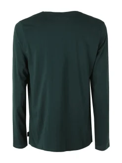 The People Rep T-shirt da uomo a maniche lunghe con stampa - verde