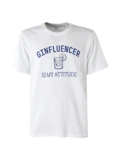 The People Rep T-shirt da uomo in cotone con stampa divertente - bianco