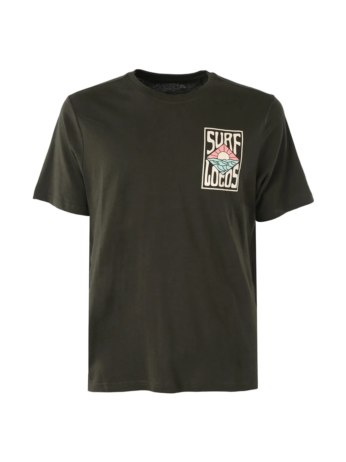 The People Rep T-shirt da uomo in cotone con stampa davanti e dietro - militare