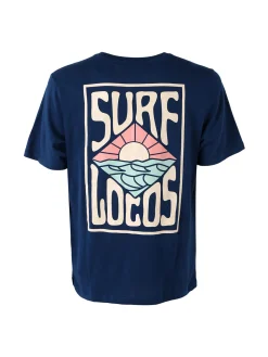The People Rep T-shirt da uomo in cotone con stampa davanti e dietro - blu