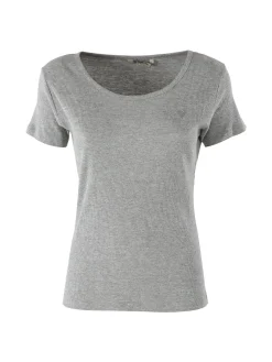 The People Rep T-shirt donna in cotone con scollo a V e stampa scritta