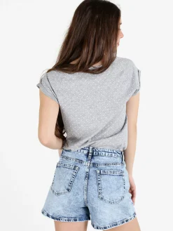 The People Rep T-shirt donna in cotone con stampa cuori