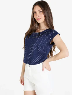 The People Rep T-shirt donna in cotone con stampa cuori