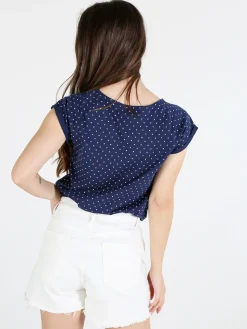 The People Rep T-shirt donna in cotone con stampa cuori