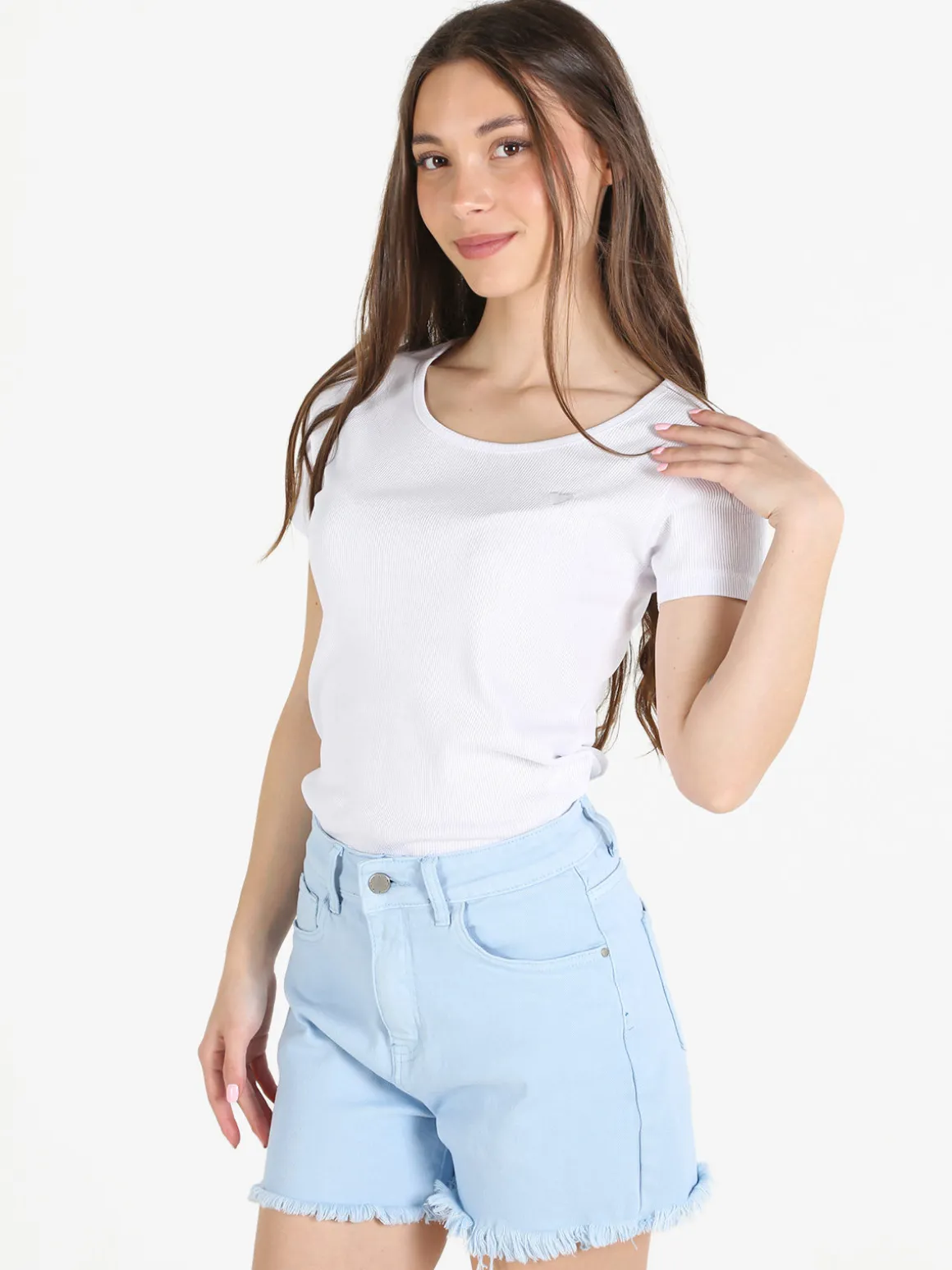 The People Rep T-shirt donna in cotone a costine