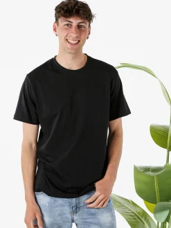 The People Rep T-shirt girocollo da uomo in cotone - nero