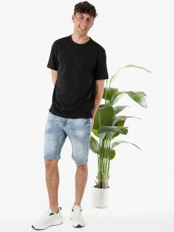 The People Rep T-shirt girocollo da uomo in cotone - nero