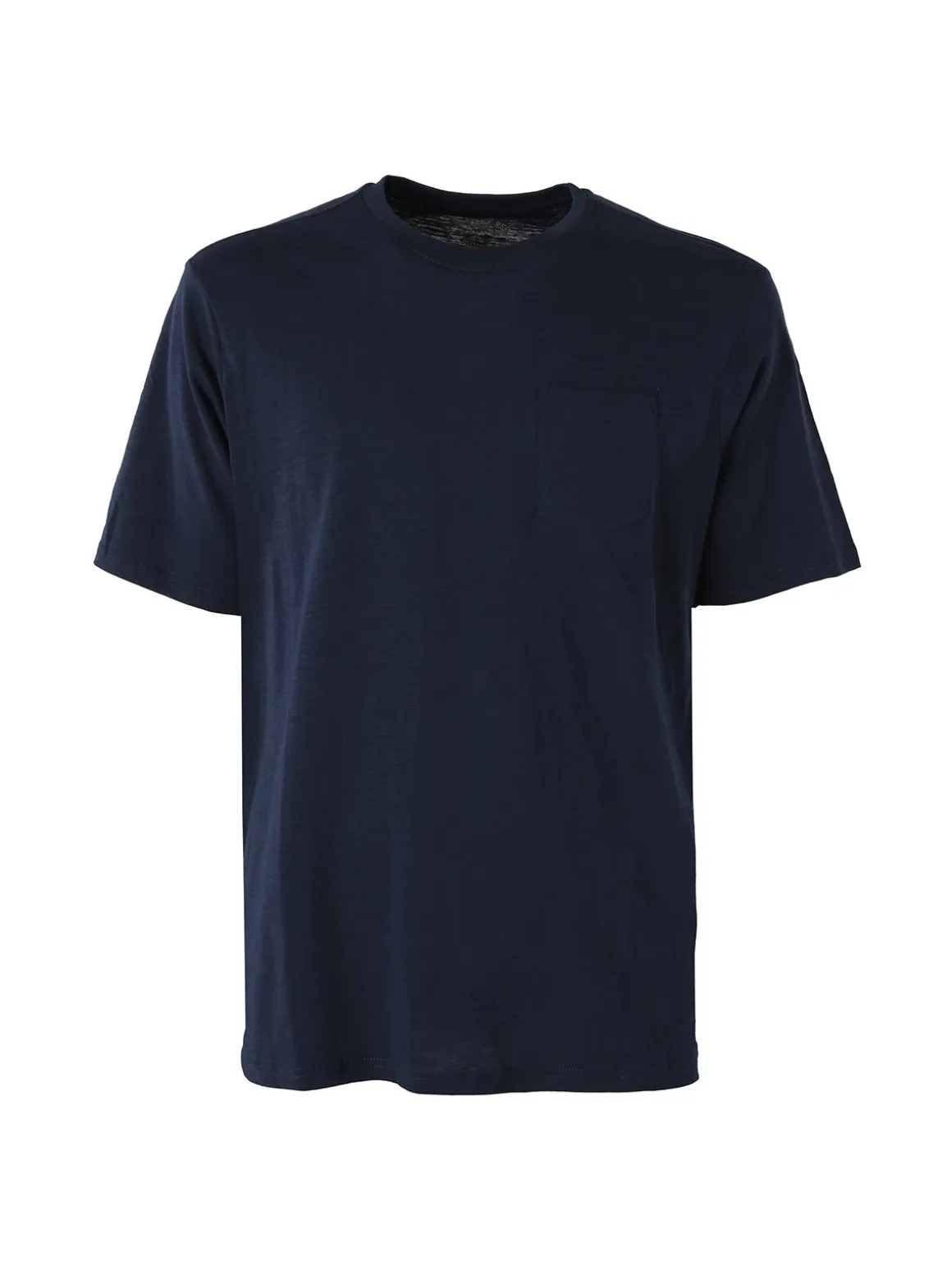 The People Rep T-shirt in cotone da uomo con taschino - blu scuro