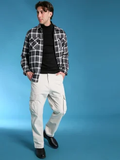 Tmk Pantaloni cargo baggy da uomo - nero