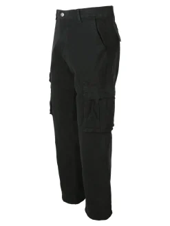 Tmk Pantaloni cargo baggy da uomo - nero