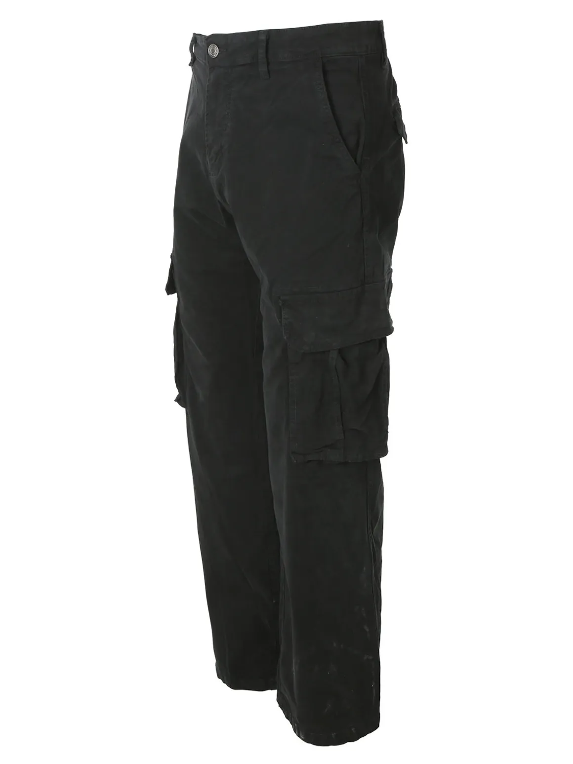 Tony Backer Pantaloni cargo da uomo a gamba dritta - nero