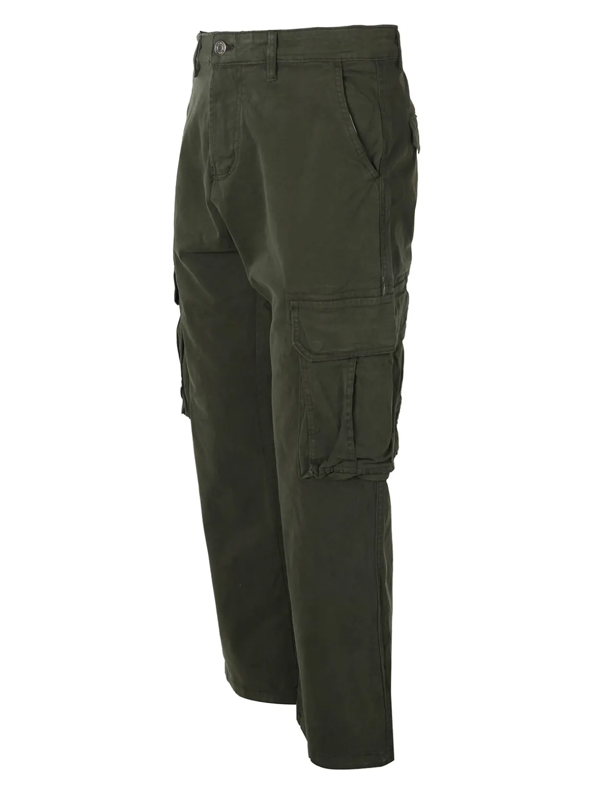 Tony Backer Pantaloni cargo da uomo a gamba dritta - militare