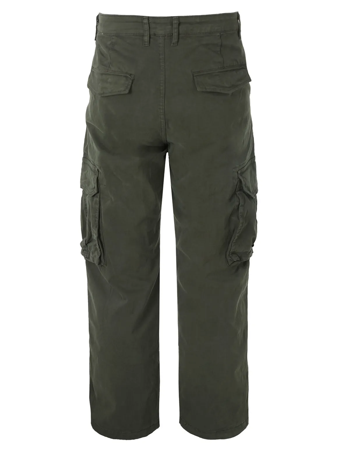Tony Backer Pantaloni cargo da uomo a gamba dritta - militare