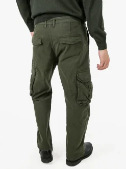 Tony Backer Pantaloni cargo da uomo a gamba dritta - militare