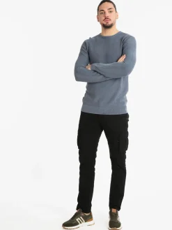Tony Backer Pantaloni in cotone uomo con tasconi