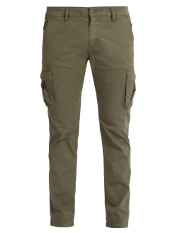 Tony Backer Pantaloni in cotone uomo con tasconi