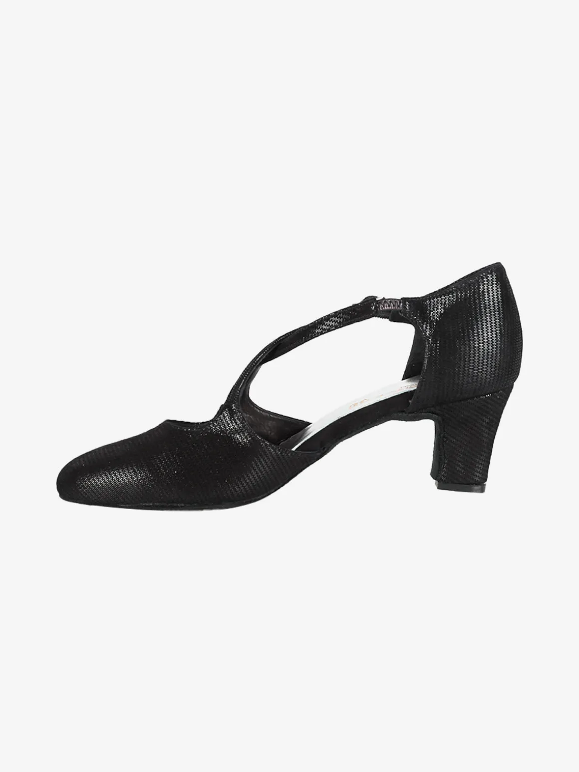 Top Dance Shoes Scarpe da ballo donna in pelle scamosciata con tacco