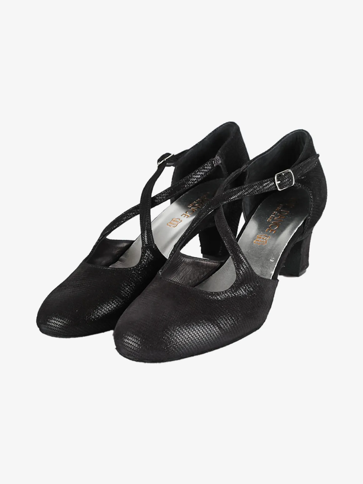 Top Dance Shoes Scarpe da ballo donna in pelle scamosciata con tacco