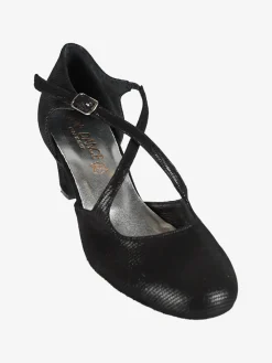 Top Dance Shoes Scarpe da ballo donna in pelle scamosciata con tacco