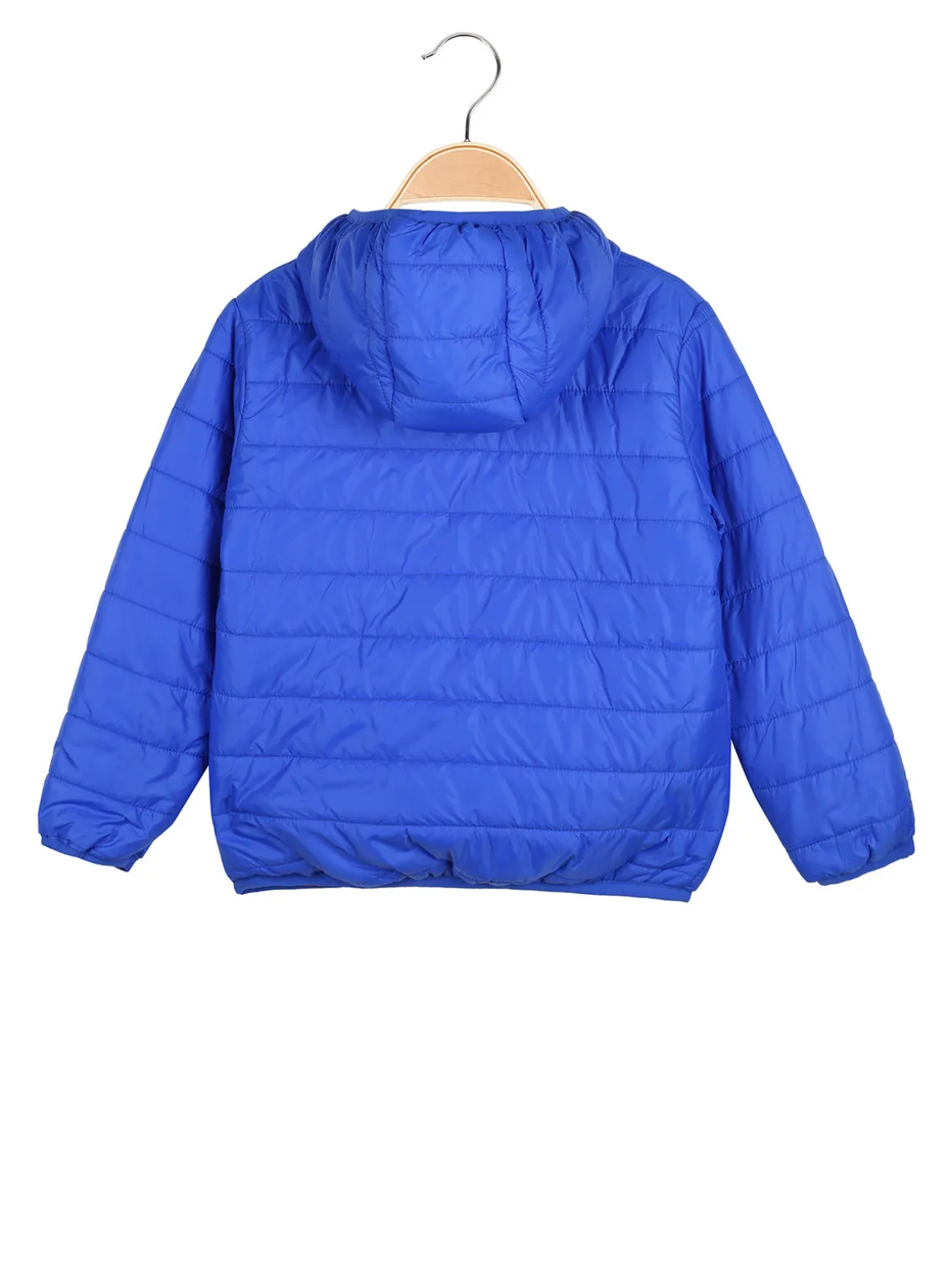 Top Style Giubbino 100 grammi da bambino reversibile con cappuccio e zip - blu