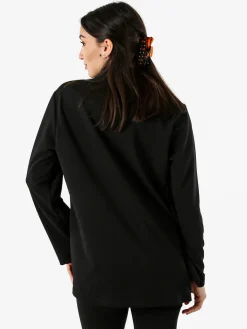 Top Trendy Blazer donna aperto - nero
